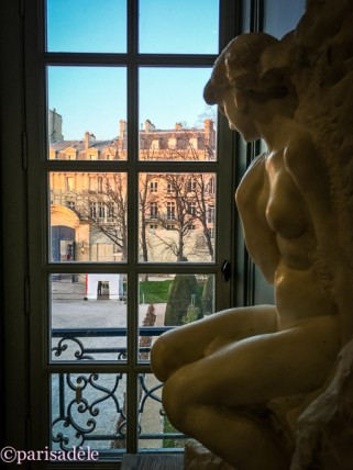 rodin museum paris sculptures looking out window