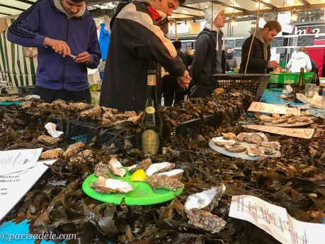marche bastille markets paris seafood
