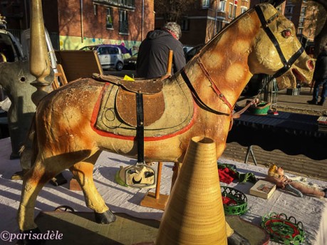 paris vintage toys flea markets rocking horse car boot sale