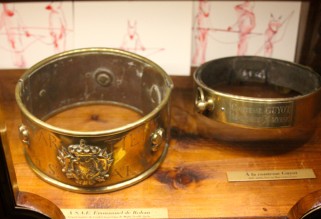 Musée de la Chasse et de la Nature - brass dog collars